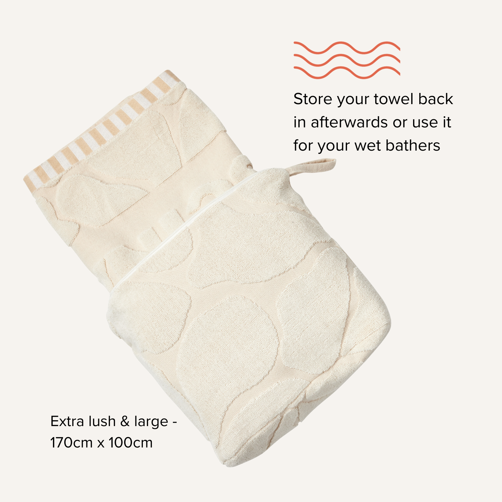 La Piscina Towel Stone