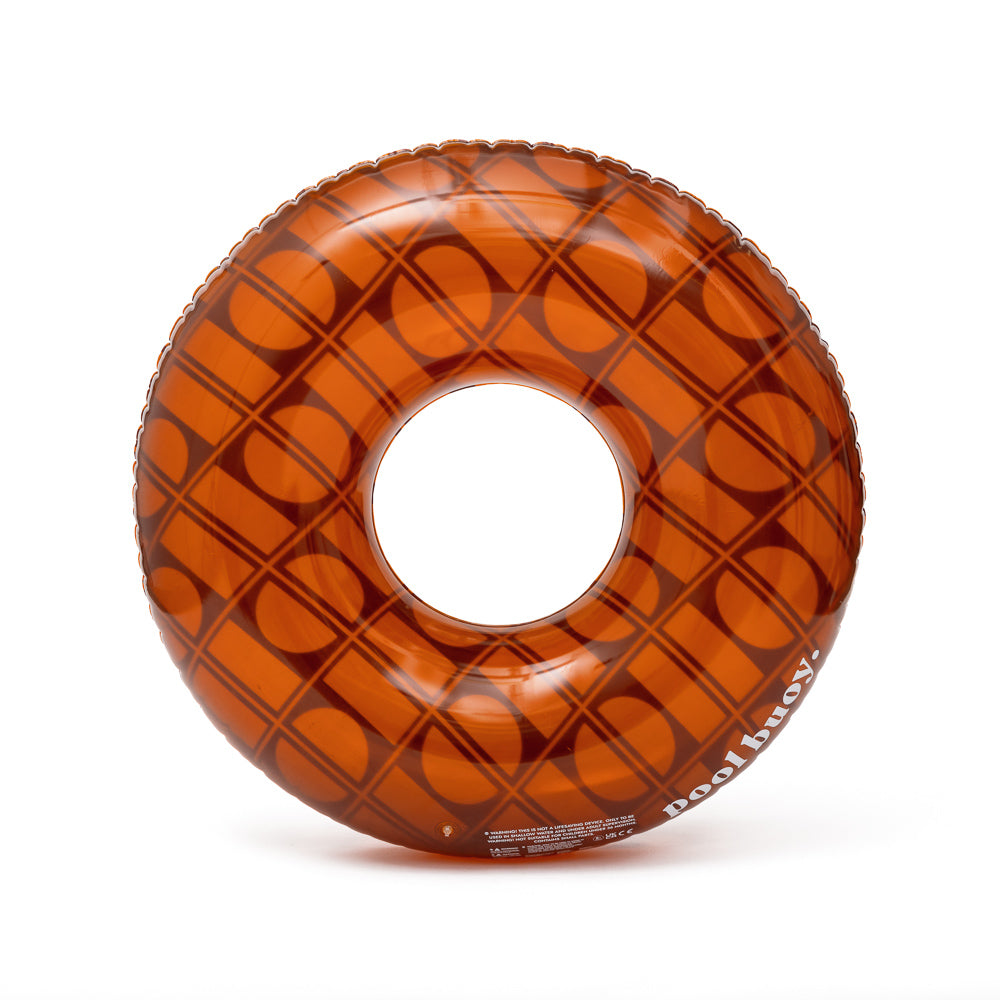 Hourglass Amber Large Ring