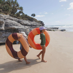 Candy Ring - Coral And Peach