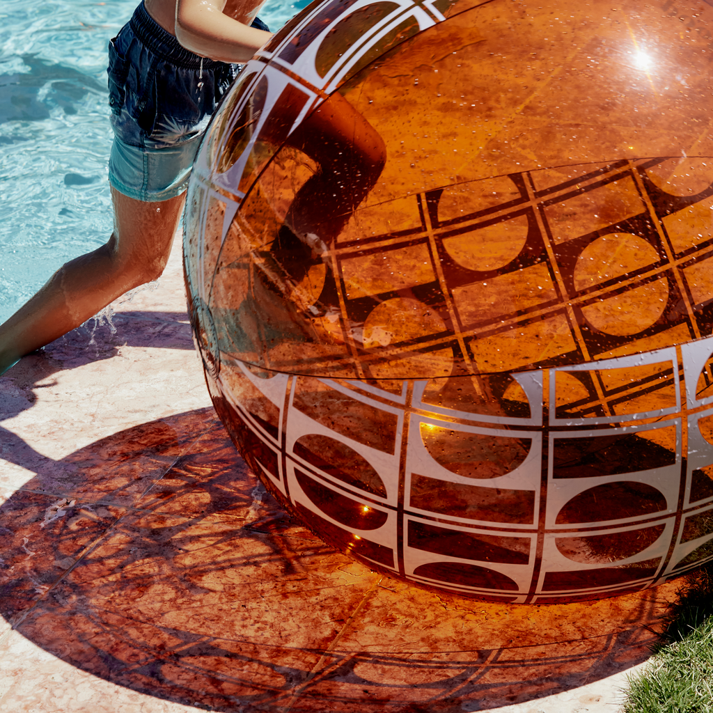 Hourglass Amber Luxe Beach Ball
