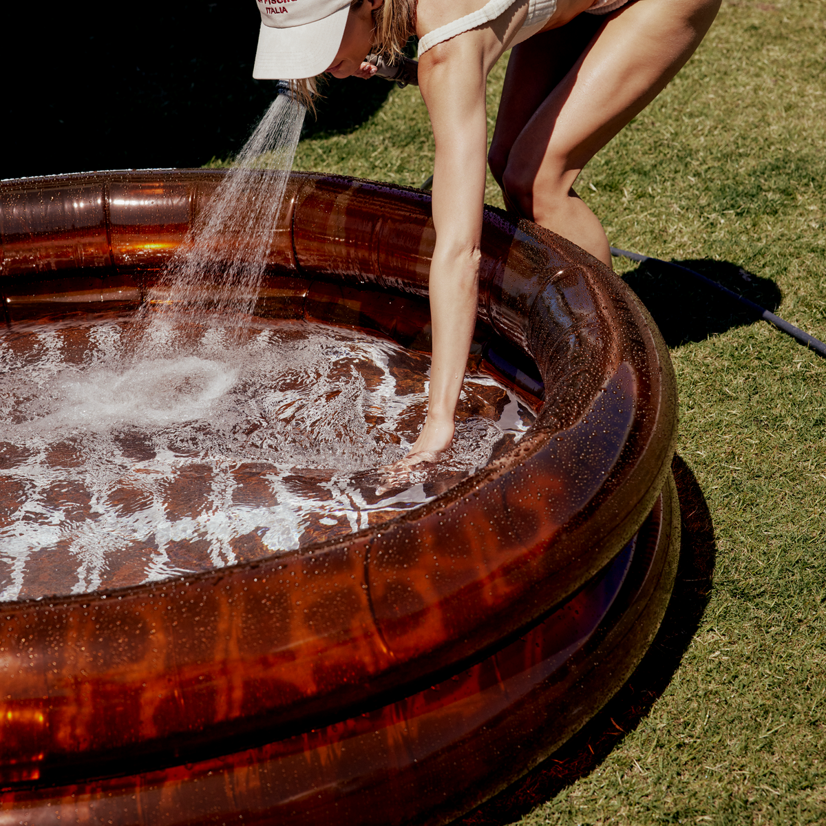 Amber Pool Hourglass Amber Pool – Pool Buoy Trading